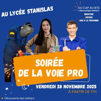 Soirée de la voie pro au Lycée Stanislas